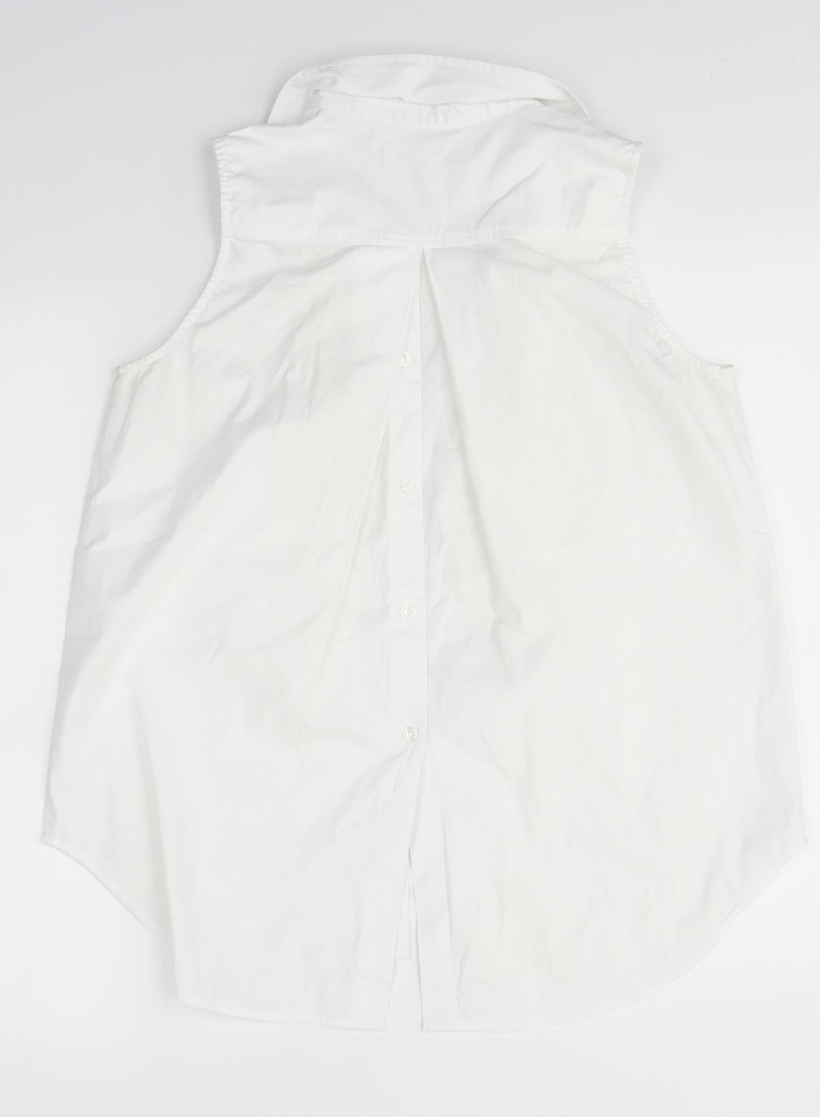 Kenar Womens White   Basic Button-Up Size S