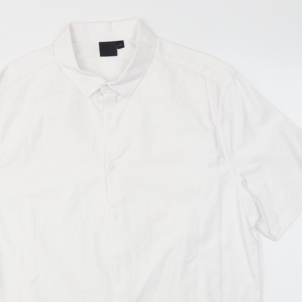 ASOS Mens White    Button-Up Size 2XL