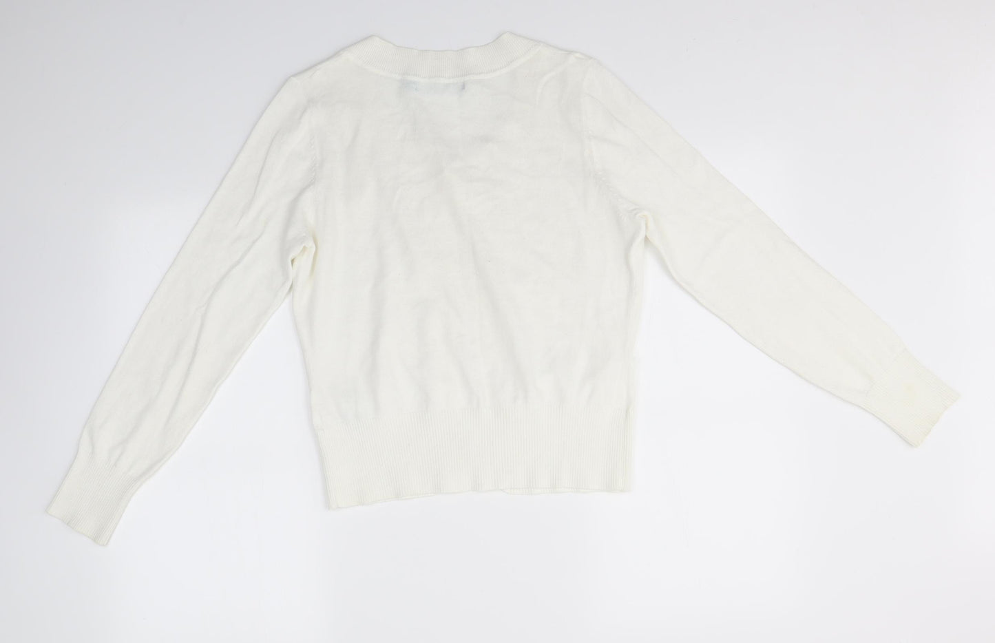 NEXT Womens Ivory   Cardigan Jumper Size 14