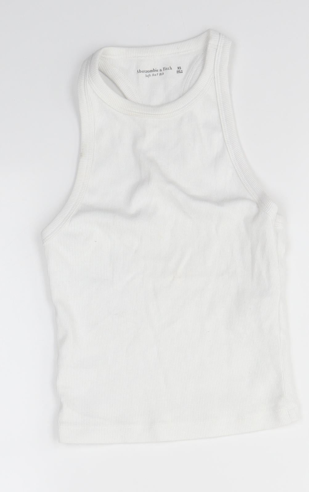 Abercrombie & Fitch Womens White   Basic Tank Size XS