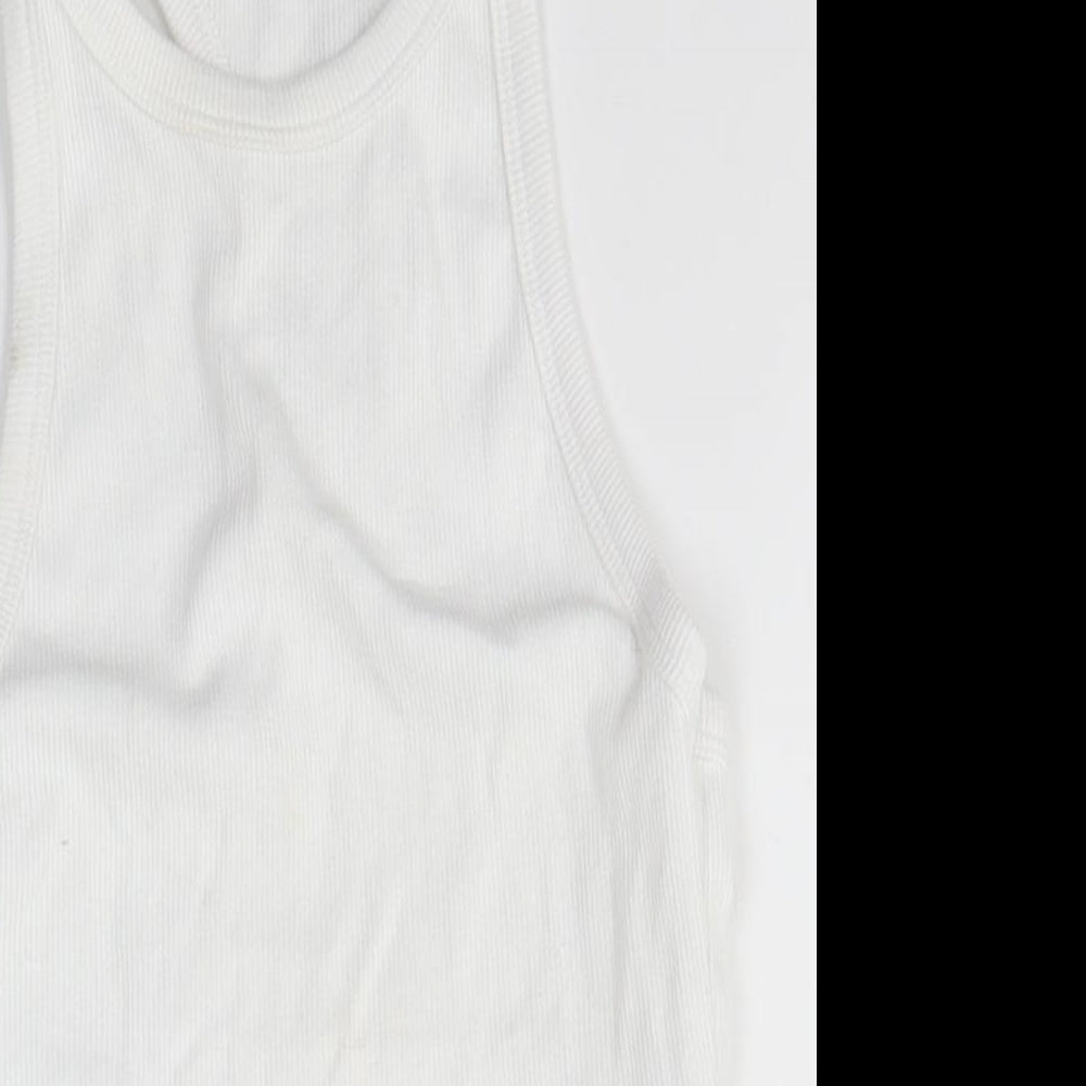 Abercrombie & Fitch Womens White   Basic Tank Size XS