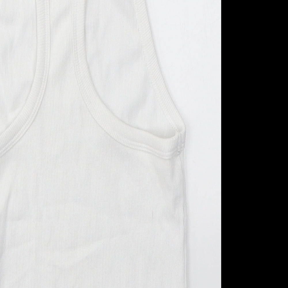 Abercrombie & Fitch Womens White   Basic Tank Size XS