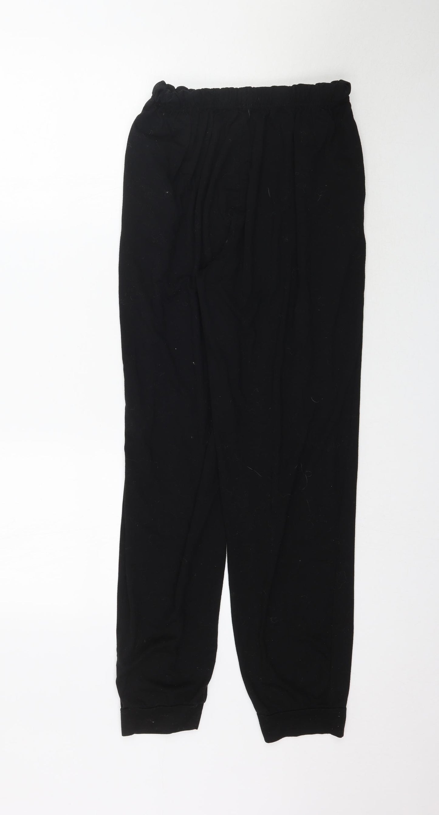 Preworn Womens Black   Jogger Trousers Size 12 L30 in