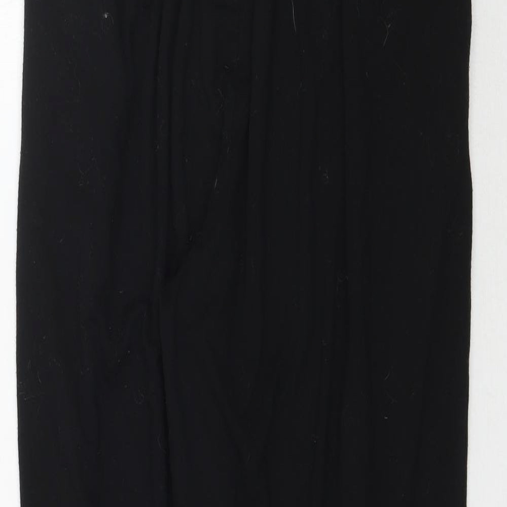 Preworn Womens Black   Jogger Trousers Size 12 L30 in