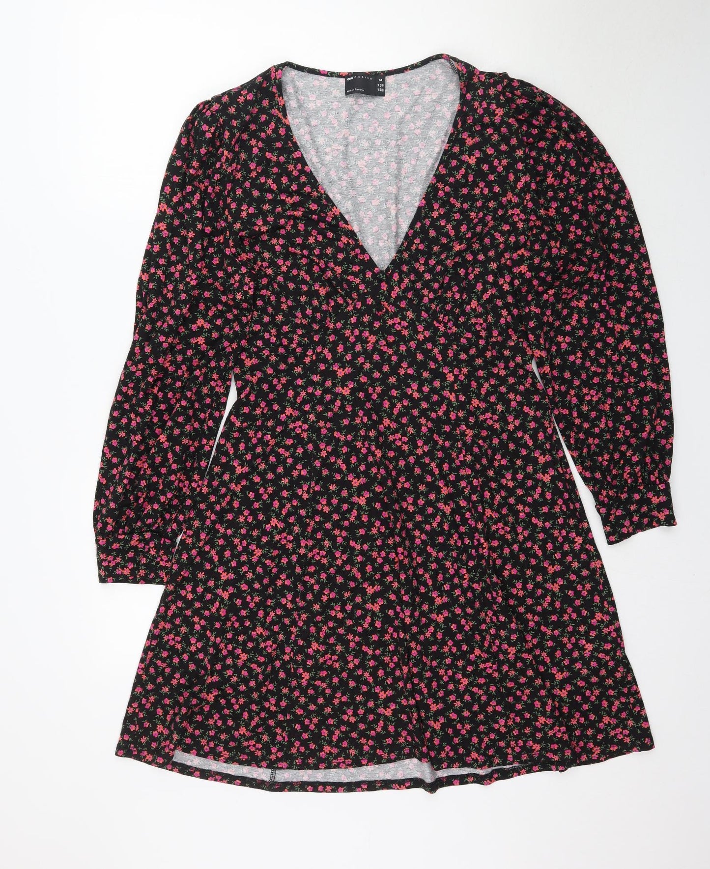 ASOS Womens Multicoloured Floral  Fit & Flare  Size 14