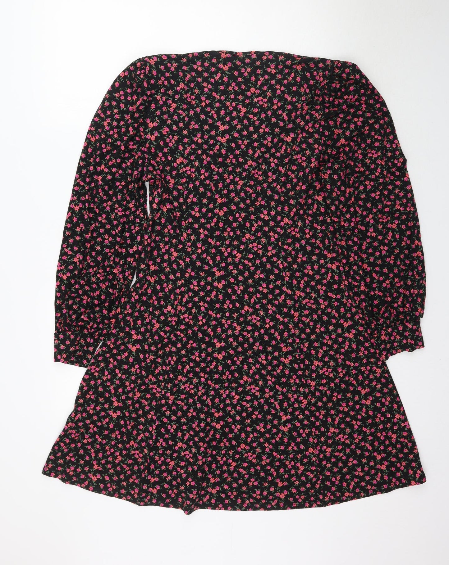 ASOS Womens Multicoloured Floral  Fit & Flare  Size 14