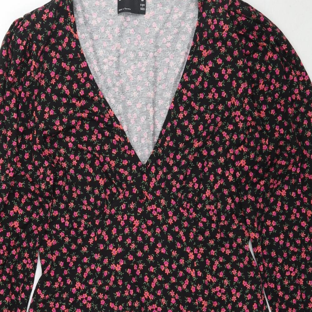 ASOS Womens Multicoloured Floral  Fit & Flare  Size 14