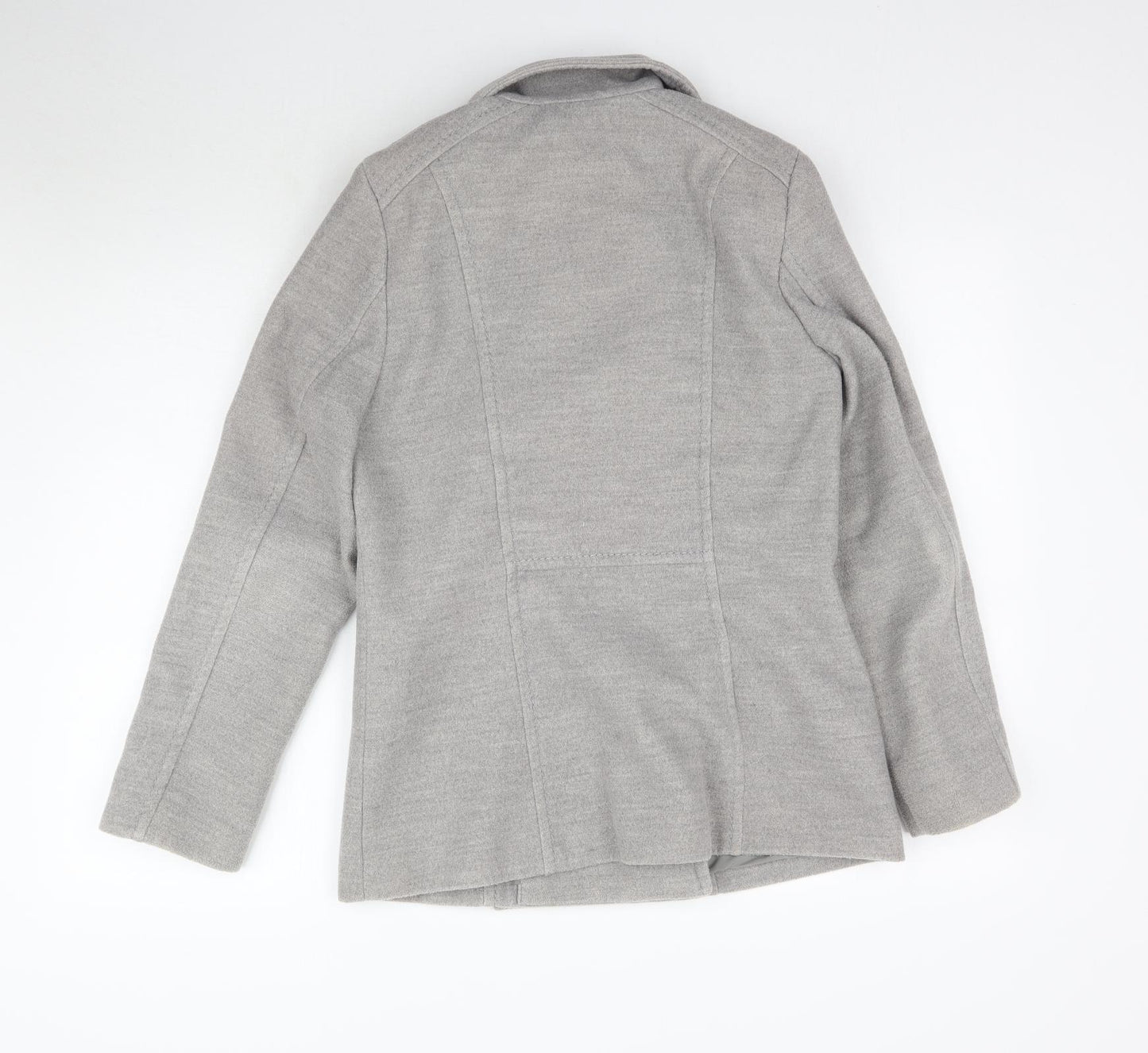 H&M Womens Grey   Pea Coat Coat Size 10