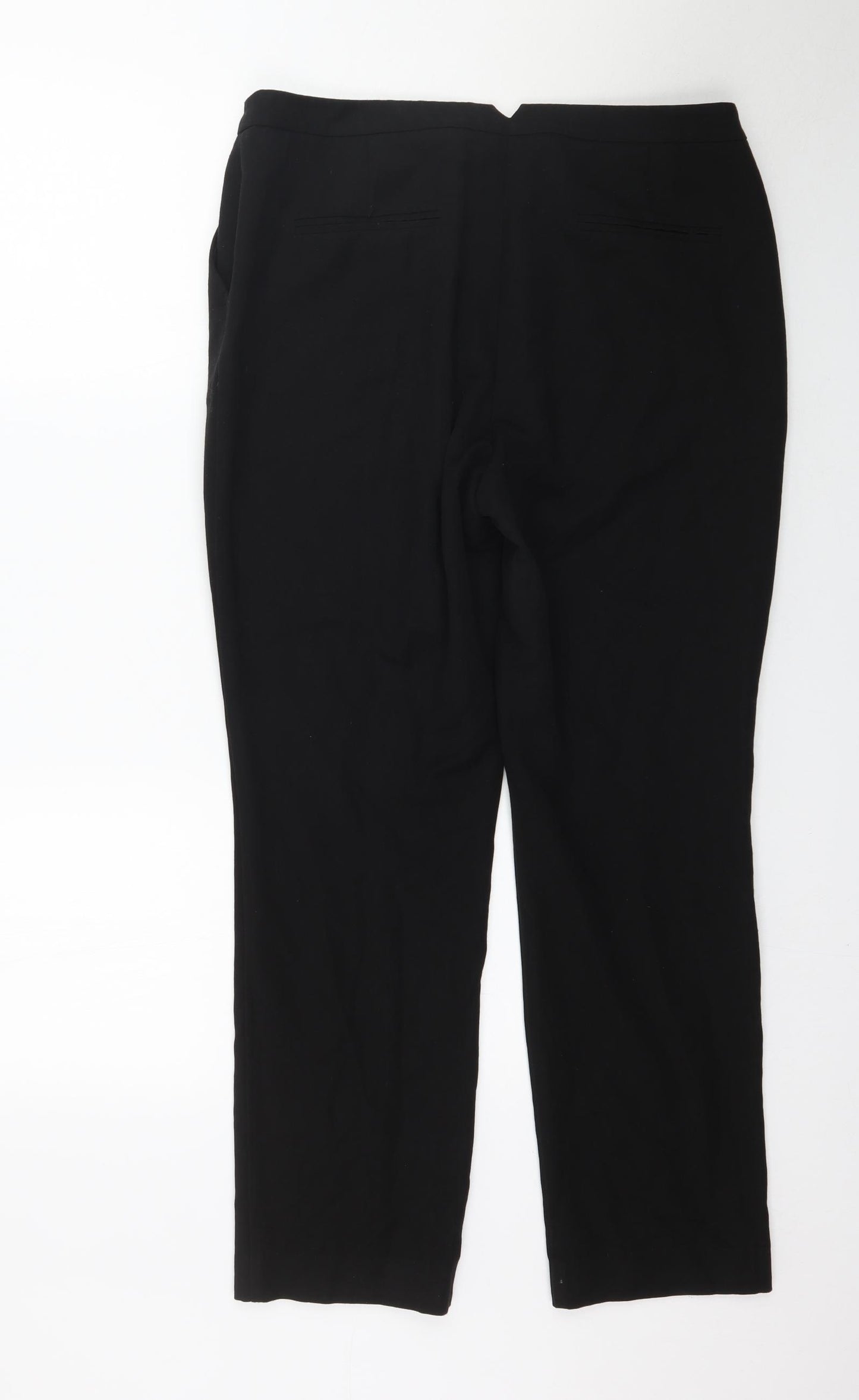 Papaya Womens Black   Trousers  Size 16 L30 in