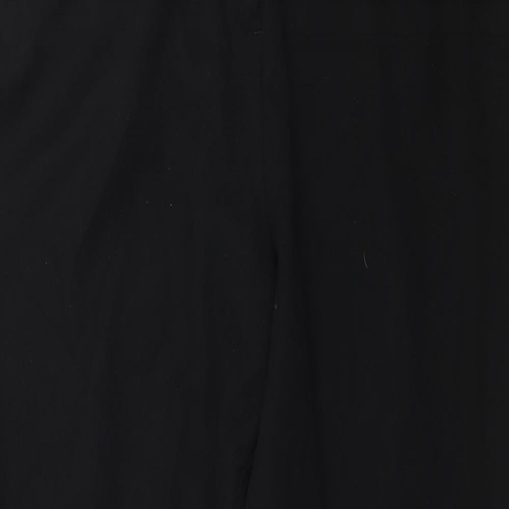 Papaya Womens Black   Trousers  Size 16 L30 in