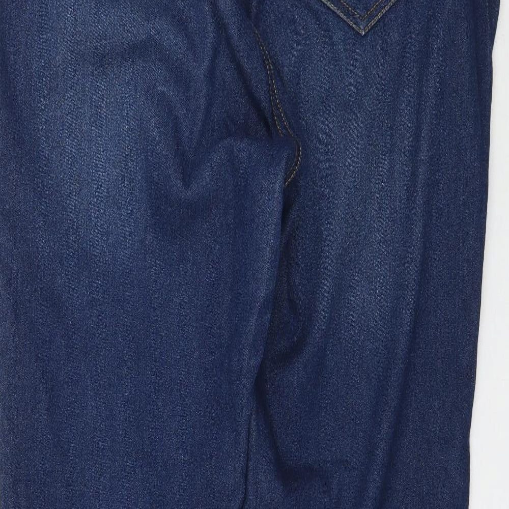 Peacocks Womens Blue  Denim Skinny Jeans Size 16 L31 in
