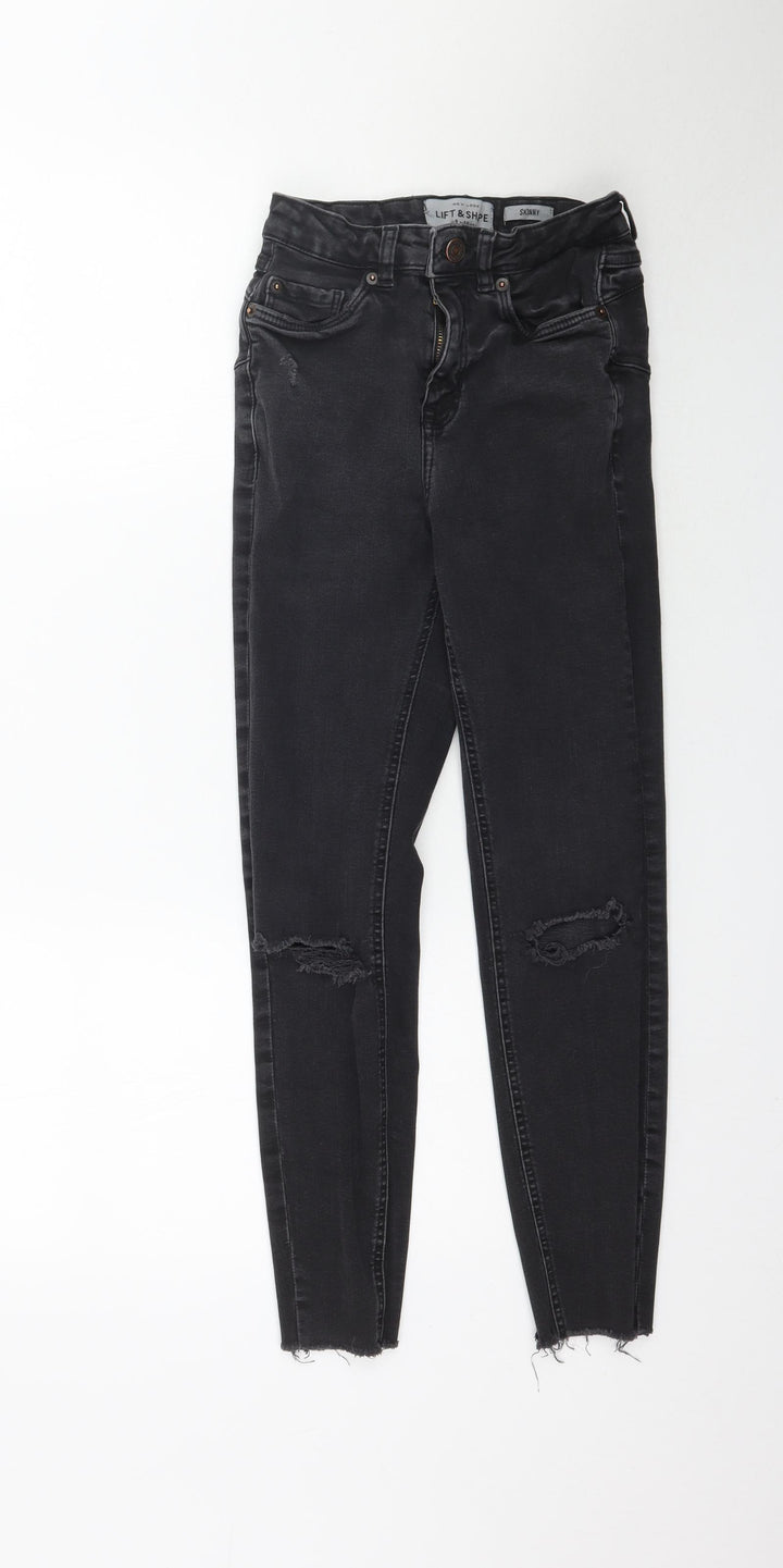 New Look Womens Black  Denim Skinny Jeans Size 8 L26 in