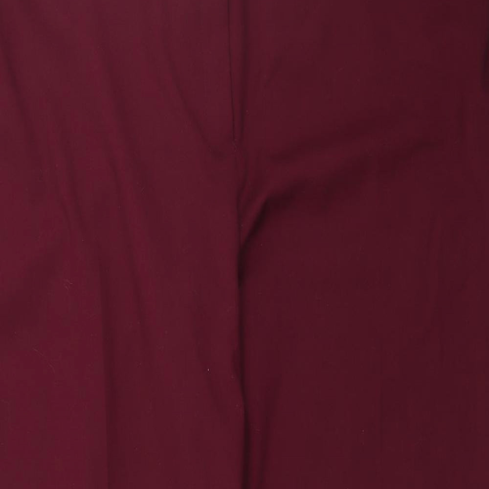 Marks and Spencer Womens Red   Trousers  Size 20 L28 in