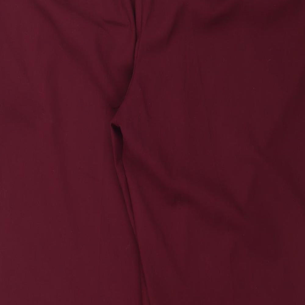 Marks and Spencer Womens Red   Trousers  Size 20 L28 in
