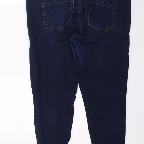 Blooming Marvellous Womens Black  Denim Skinny Jeans Size 14 L28 in