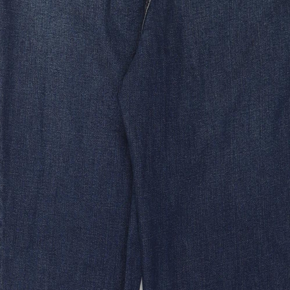 BM Womens Blue  Denim Bootcut Jeans Size 16 L30 in