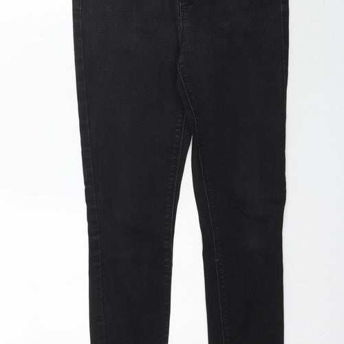 Denim Co. Womens Black  Denim Skinny Jeans Size 12 L30 in