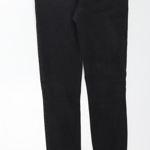 Denim Co. Womens Black  Denim Skinny Jeans Size 12 L30 in