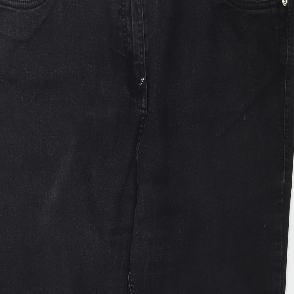 Isla Womens Black  Denim Bootcut Jeans Size 42 in L28 in