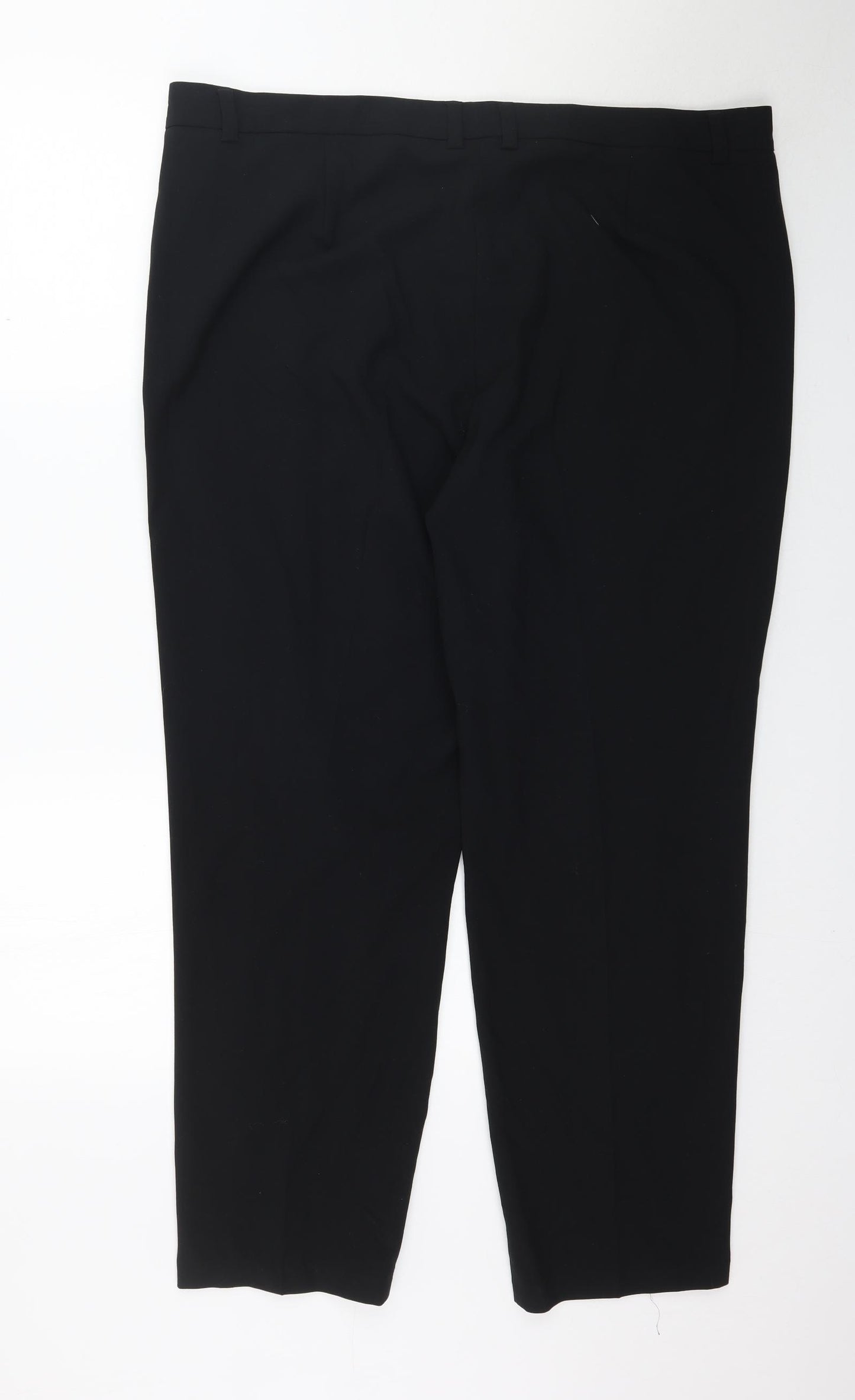 Marks and Spencer Womens Black   Trousers  Size 20 L30 in