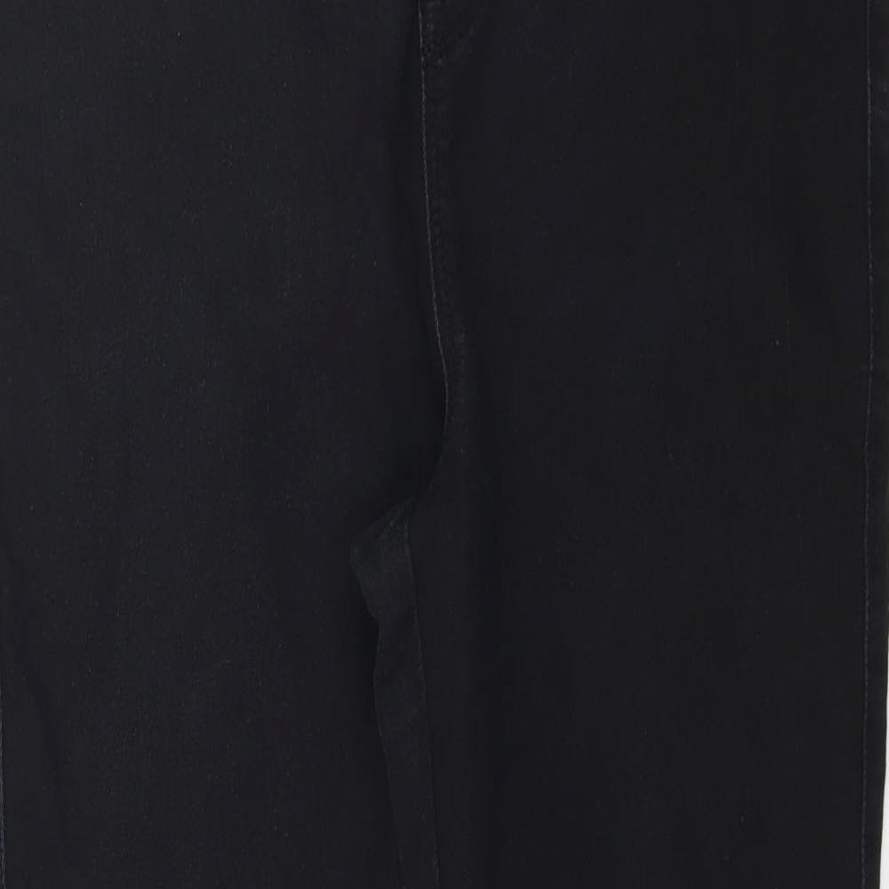 Denim Co. Womens Black  Denim Jegging Jeans Size 12 L26 in