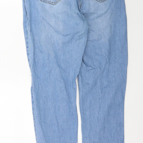 Parisian Womens Blue  Denim Mom Jeans Size 8 L30 in