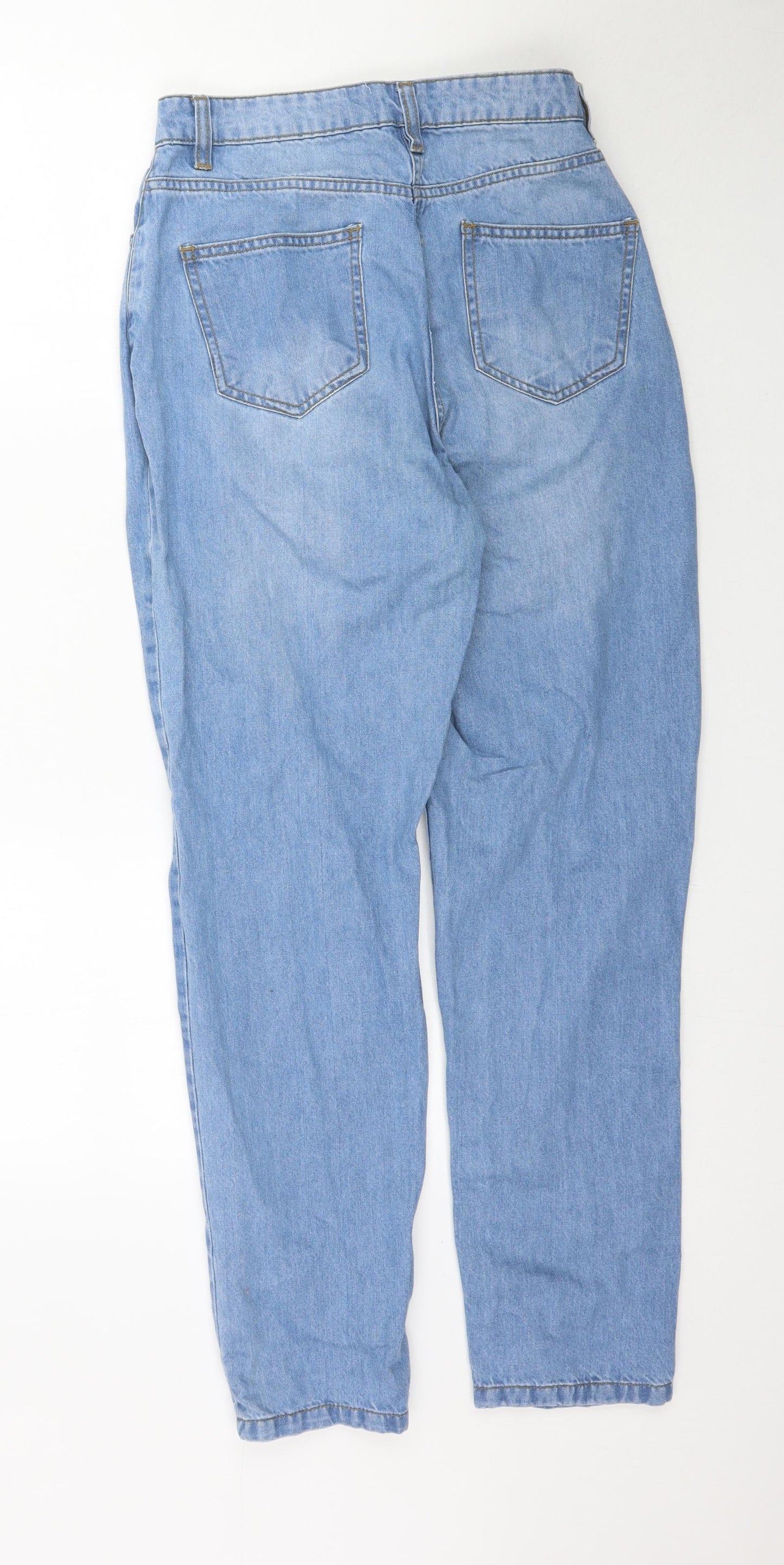 Parisian Womens Blue  Denim Mom Jeans Size 8 L30 in
