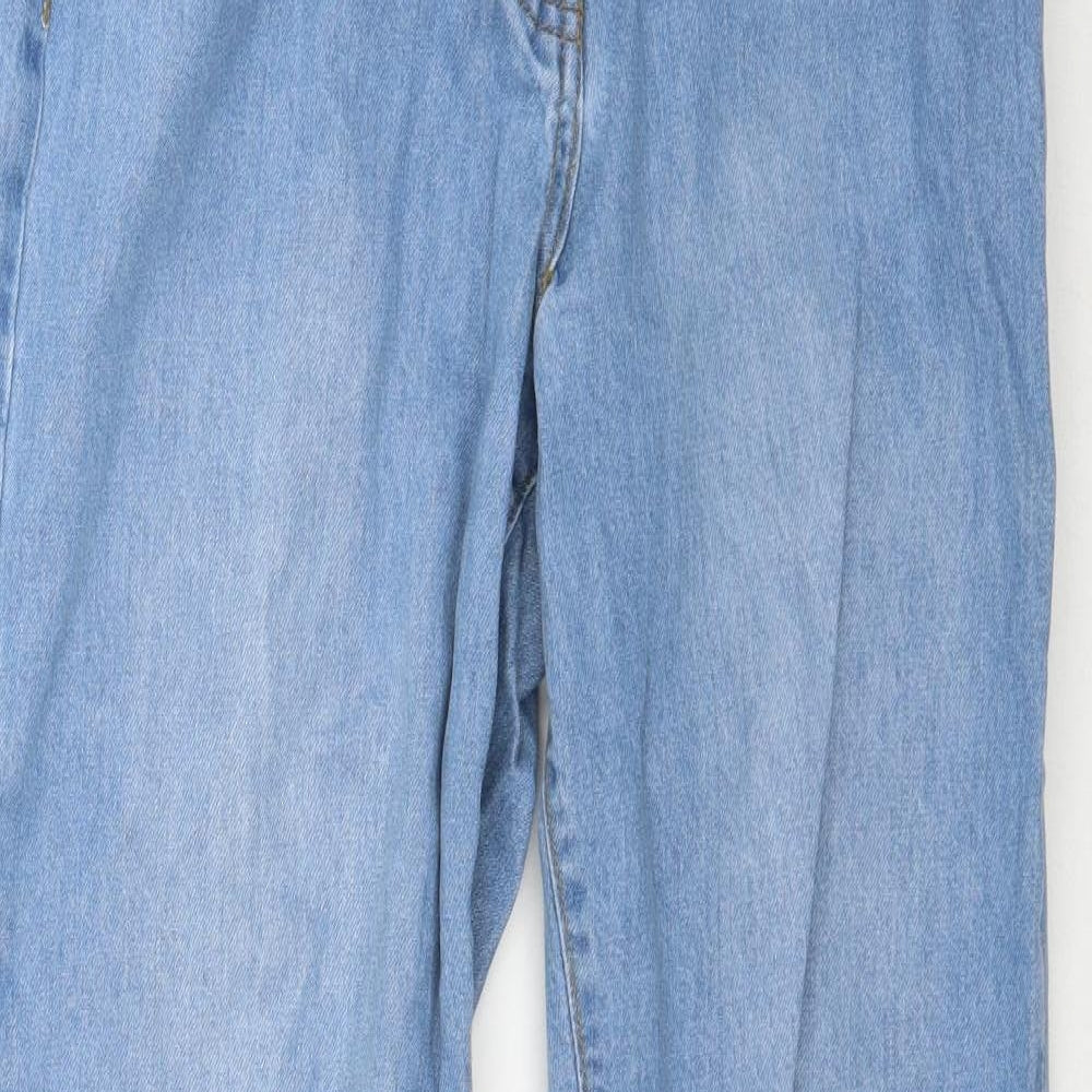 Parisian Womens Blue  Denim Mom Jeans Size 8 L30 in