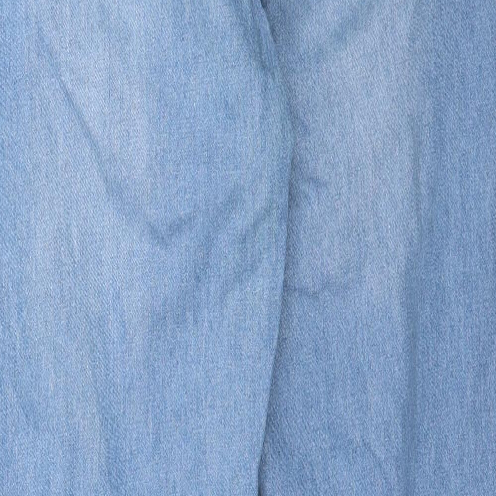 Parisian Womens Blue  Denim Mom Jeans Size 8 L30 in