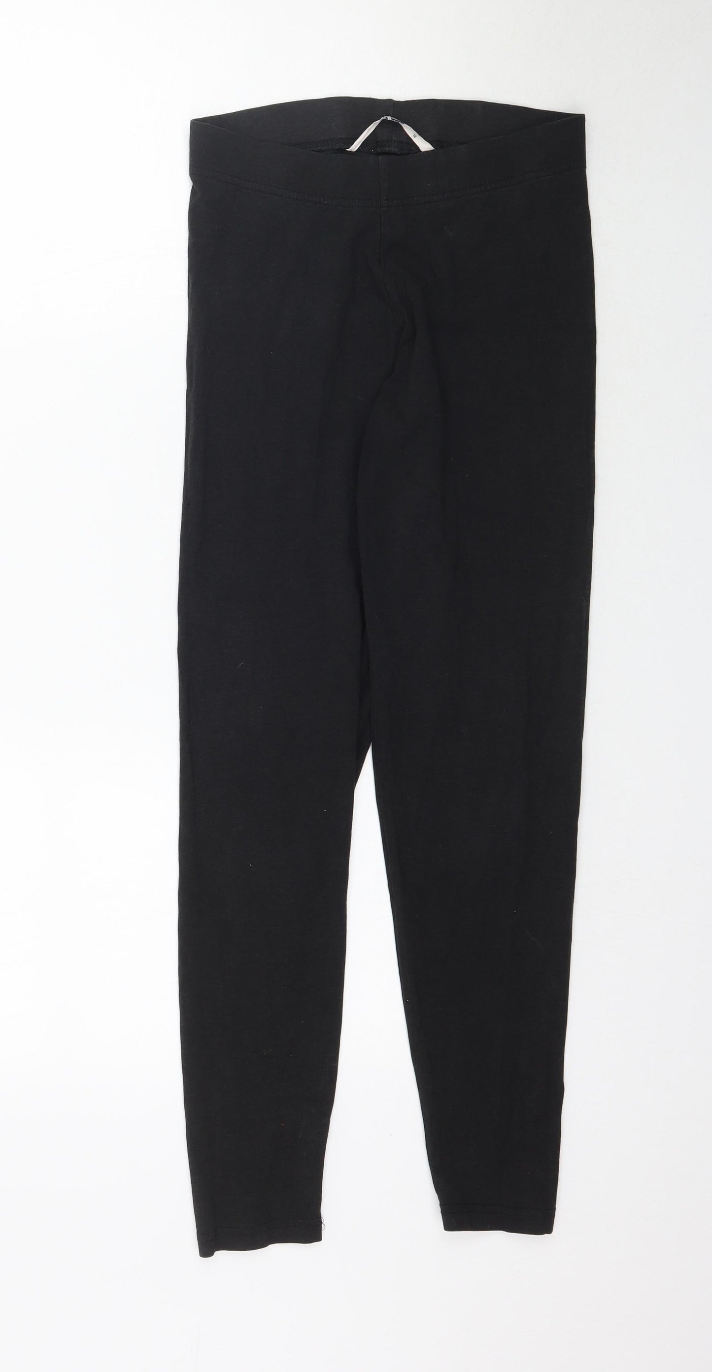 TU Womens Black   Cropped Leggings Size 12 L27 in - Washed black