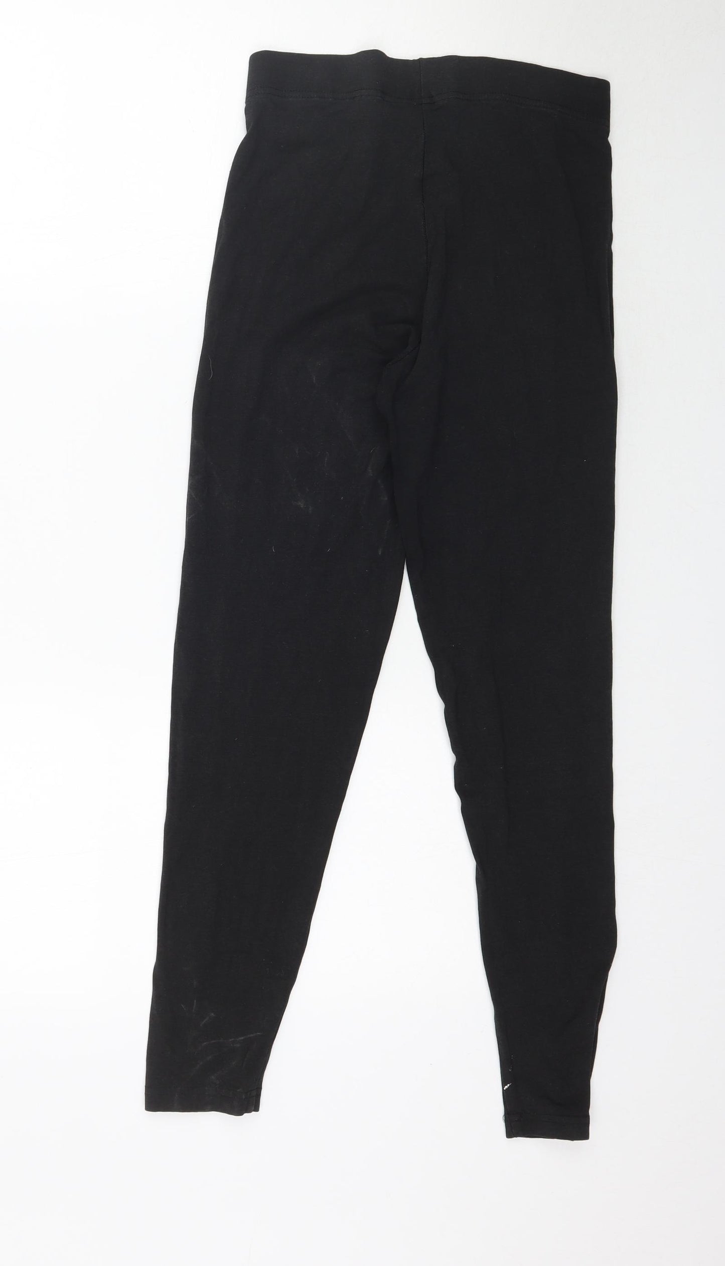 TU Womens Black   Cropped Leggings Size 12 L27 in - Washed black