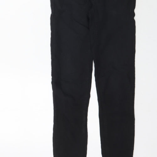Preworn Womens Black  Denim Skinny Jeans Size 6 L30 in