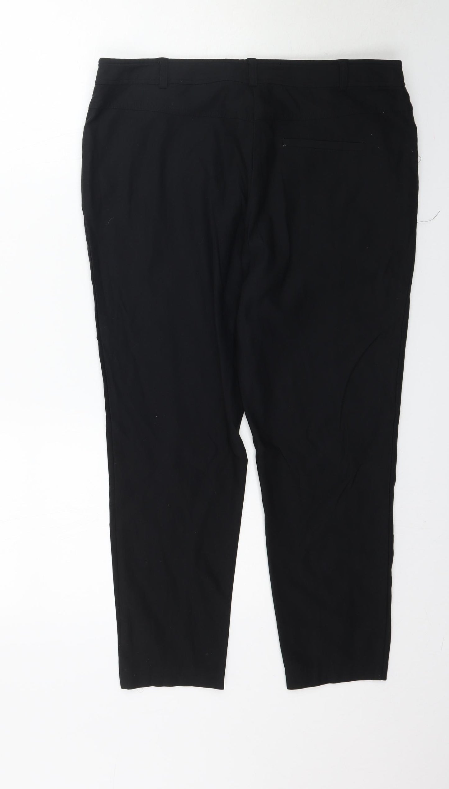 George Womens Black   Trousers  Size 14 L24 in