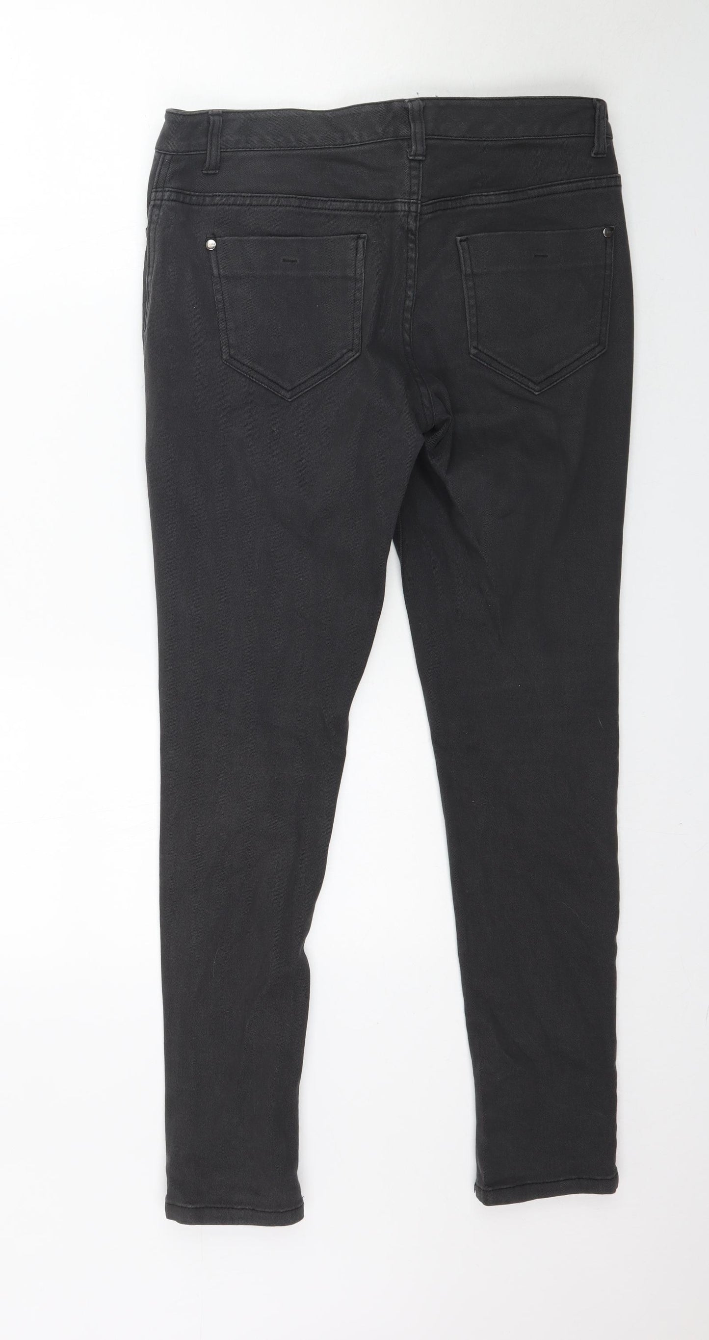 South Womens Grey  Denim Skinny Jeans Size 12 L29 in
