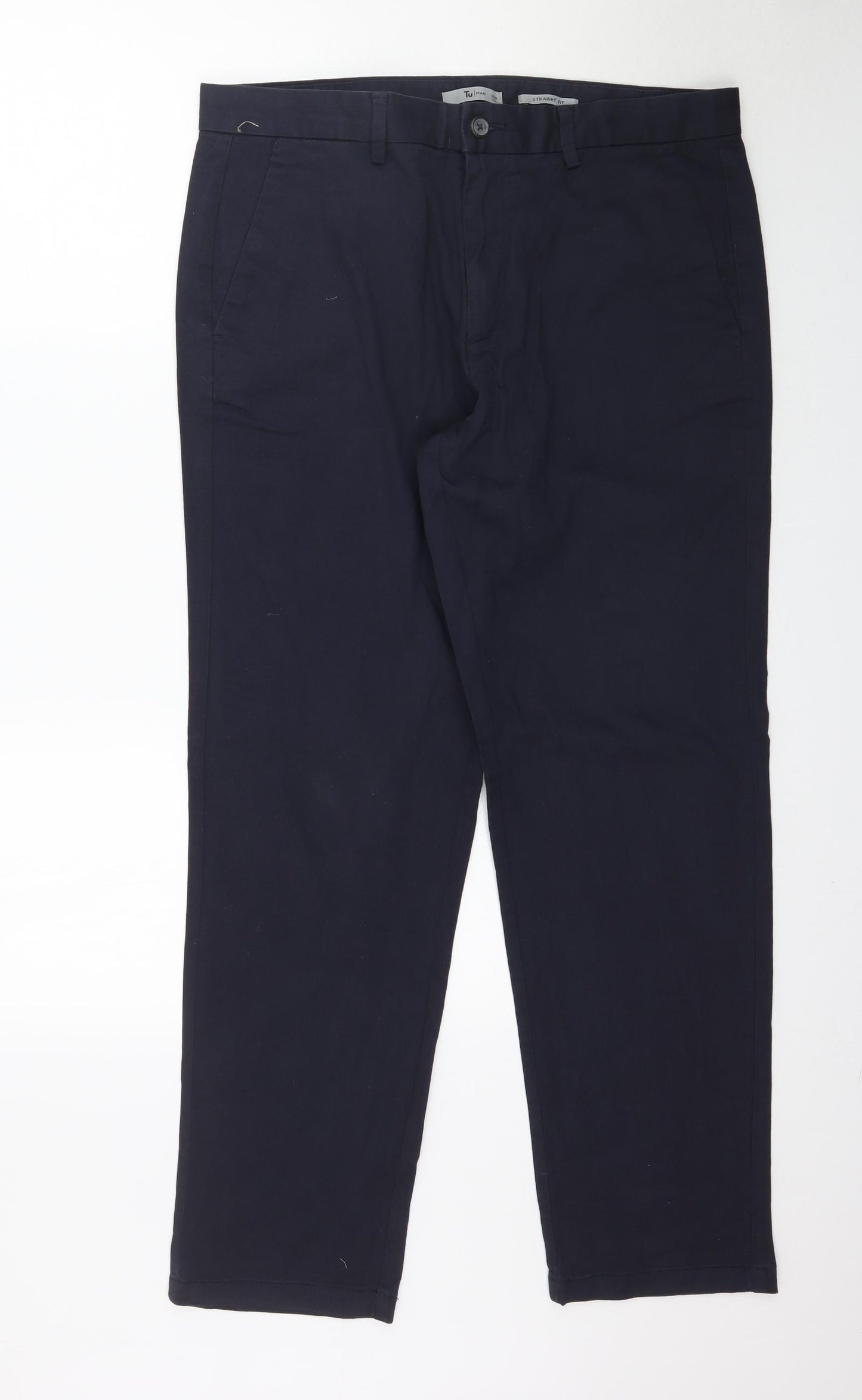 TU Mens Blue   Trousers  Size 36 in L31 in