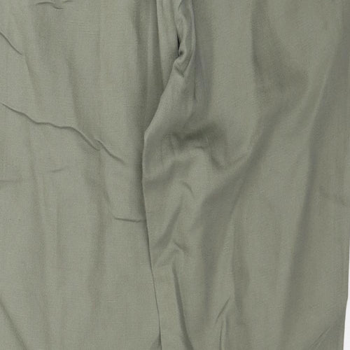 Linen Weekend Womens Green   Trousers  Size S L29 in