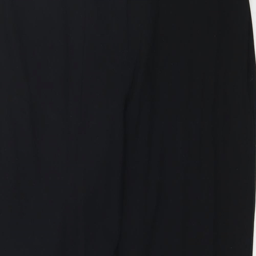 Marks and Spencer Womens Black   Trousers  Size 16 L30 in - Work Office