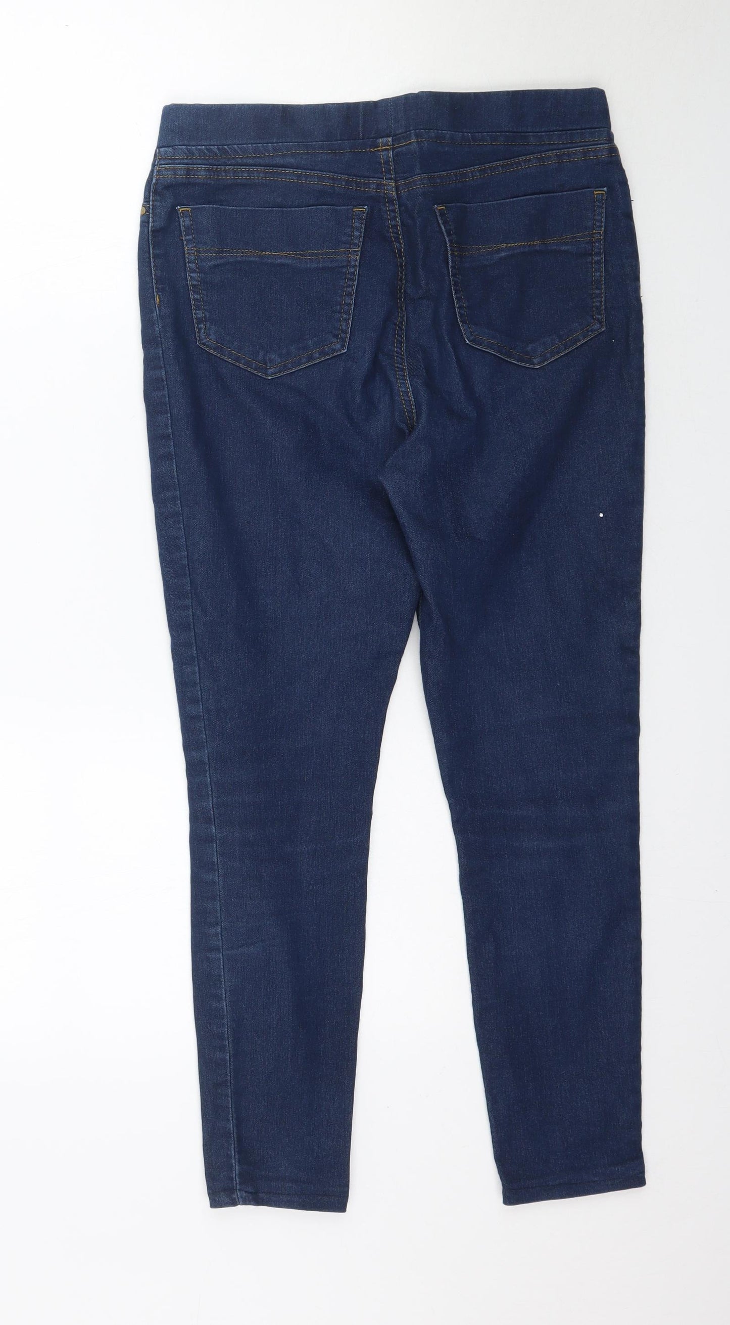 TU Womens Blue  Denim Jegging Jeans Size 10 L26 in