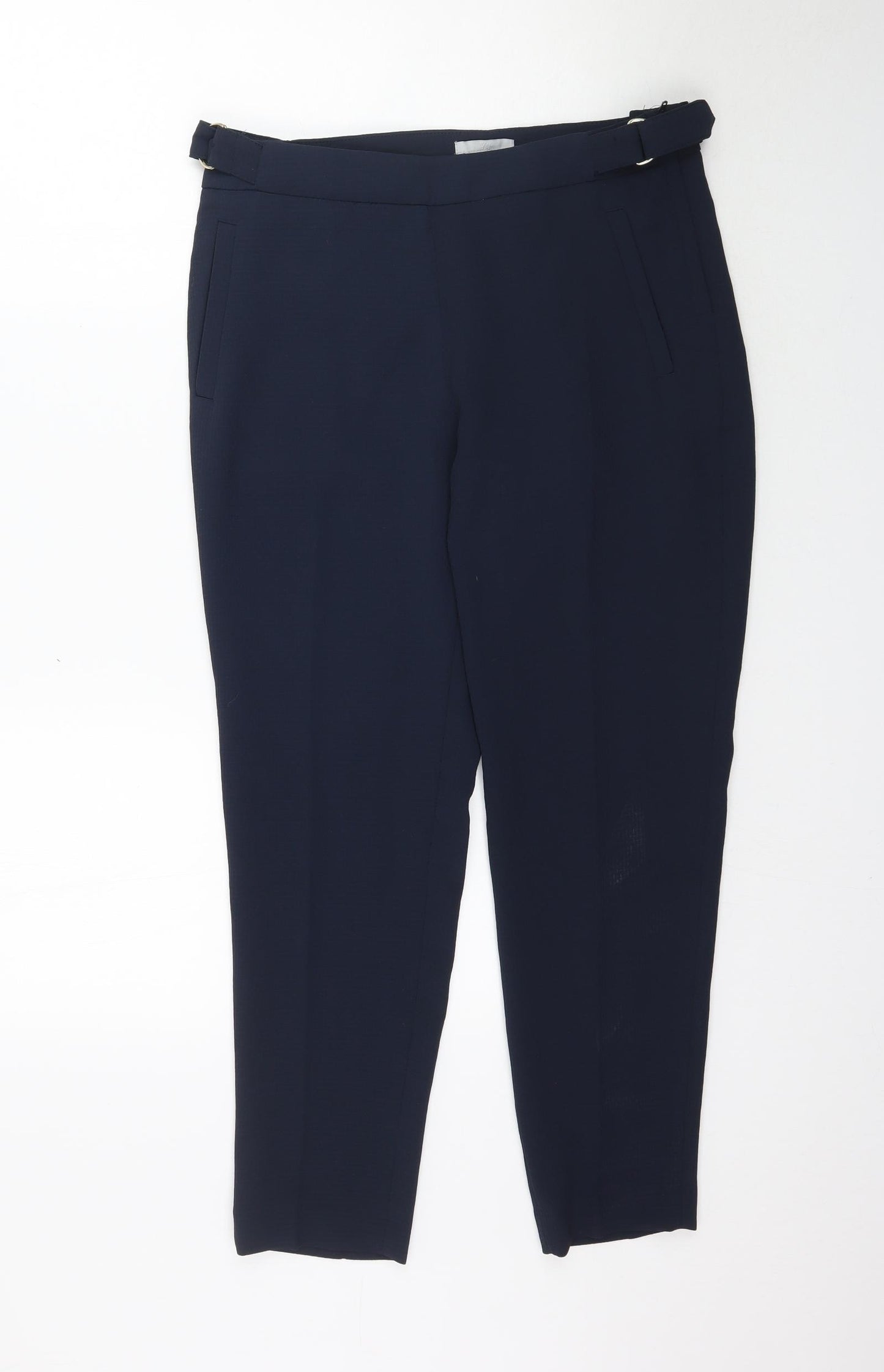 H&M Womens Blue   Trousers  Size 10 L27 in