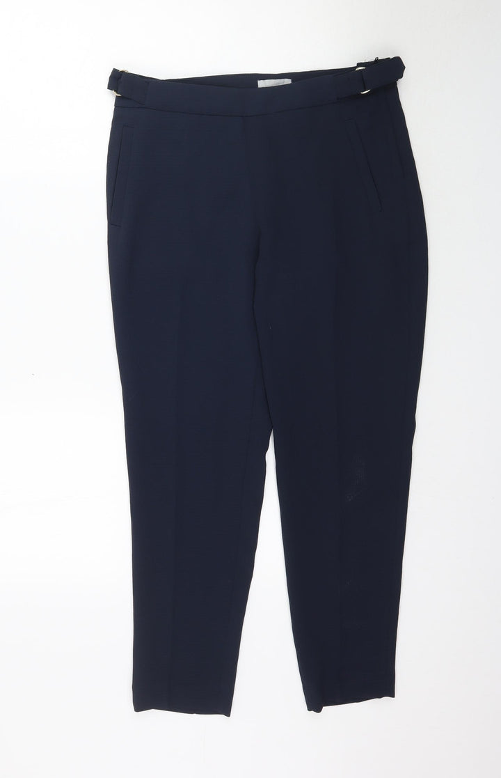 H&M Womens Blue   Trousers  Size 10 L27 in