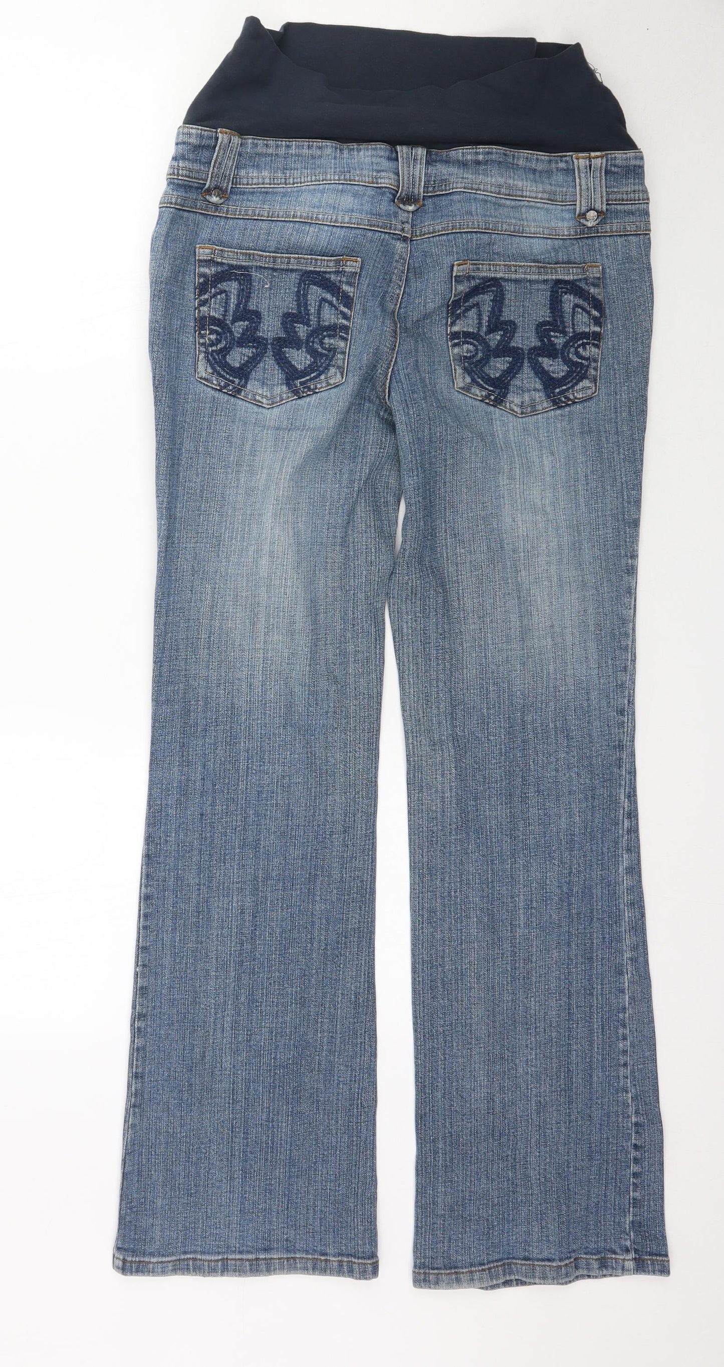 Redherring Womens Blue  Denim Bootcut Jeans Size 10 L31 in