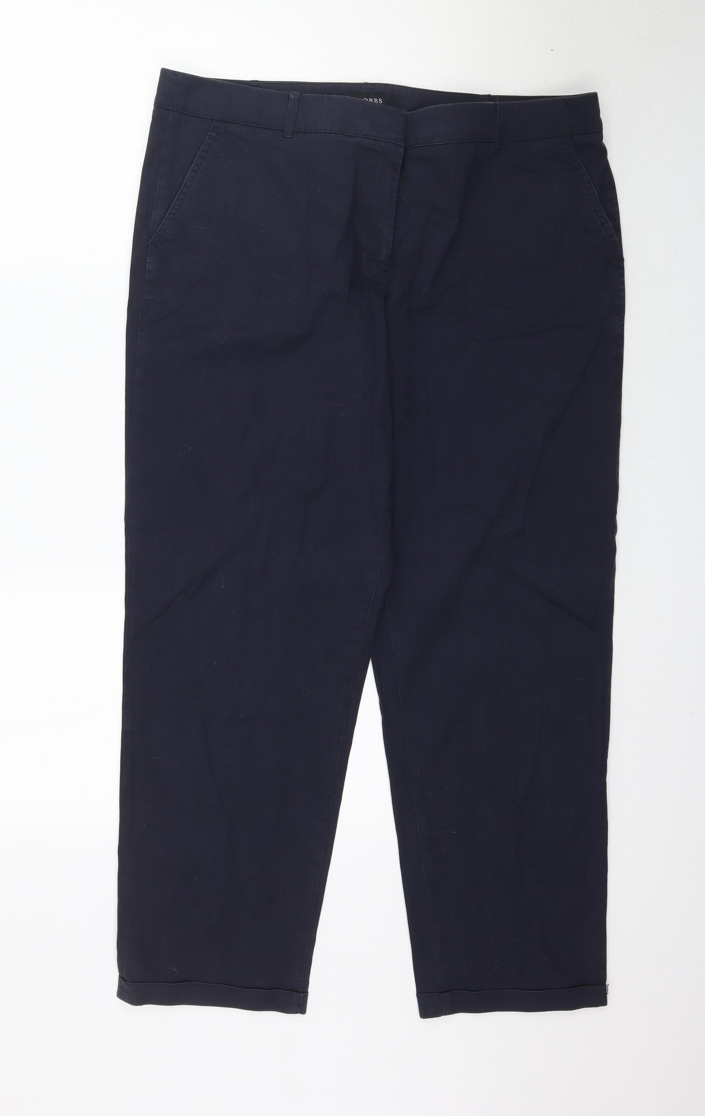 Hobbs Womens Blue   Trousers  Size 16 L28 in