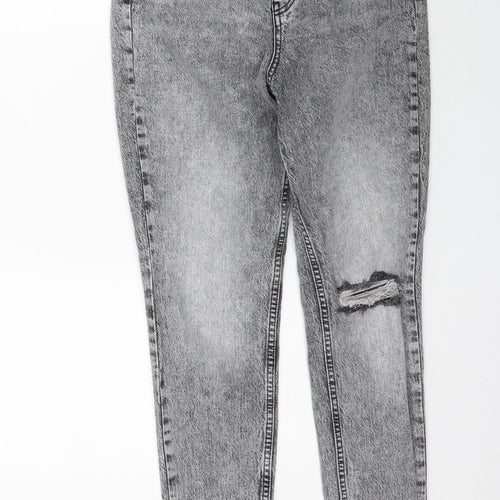 George Womens Grey  Denim Skinny Jeans Size 10 L29 in