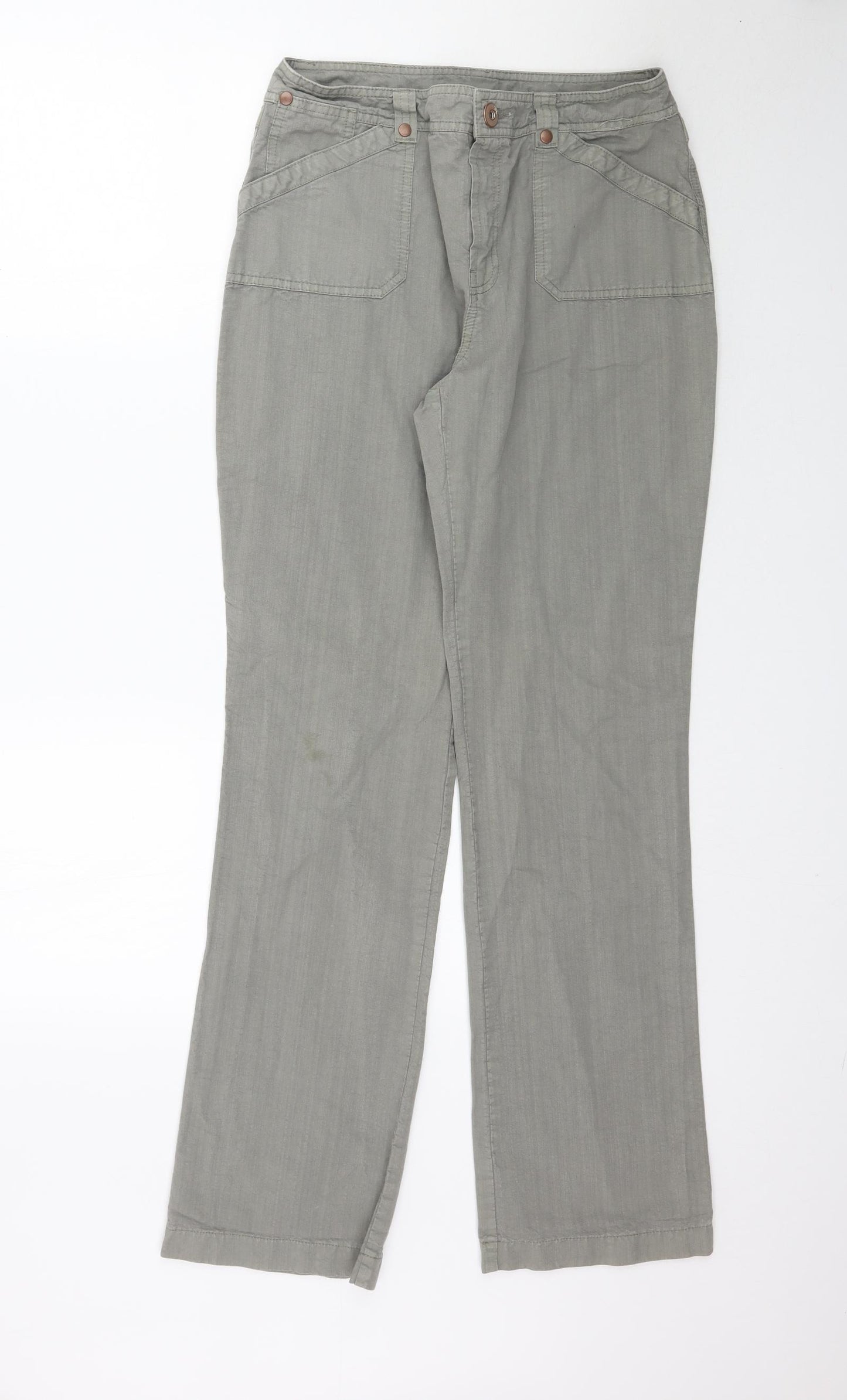 Cassis  Womens Green   Trousers  Size 30 in L32 in