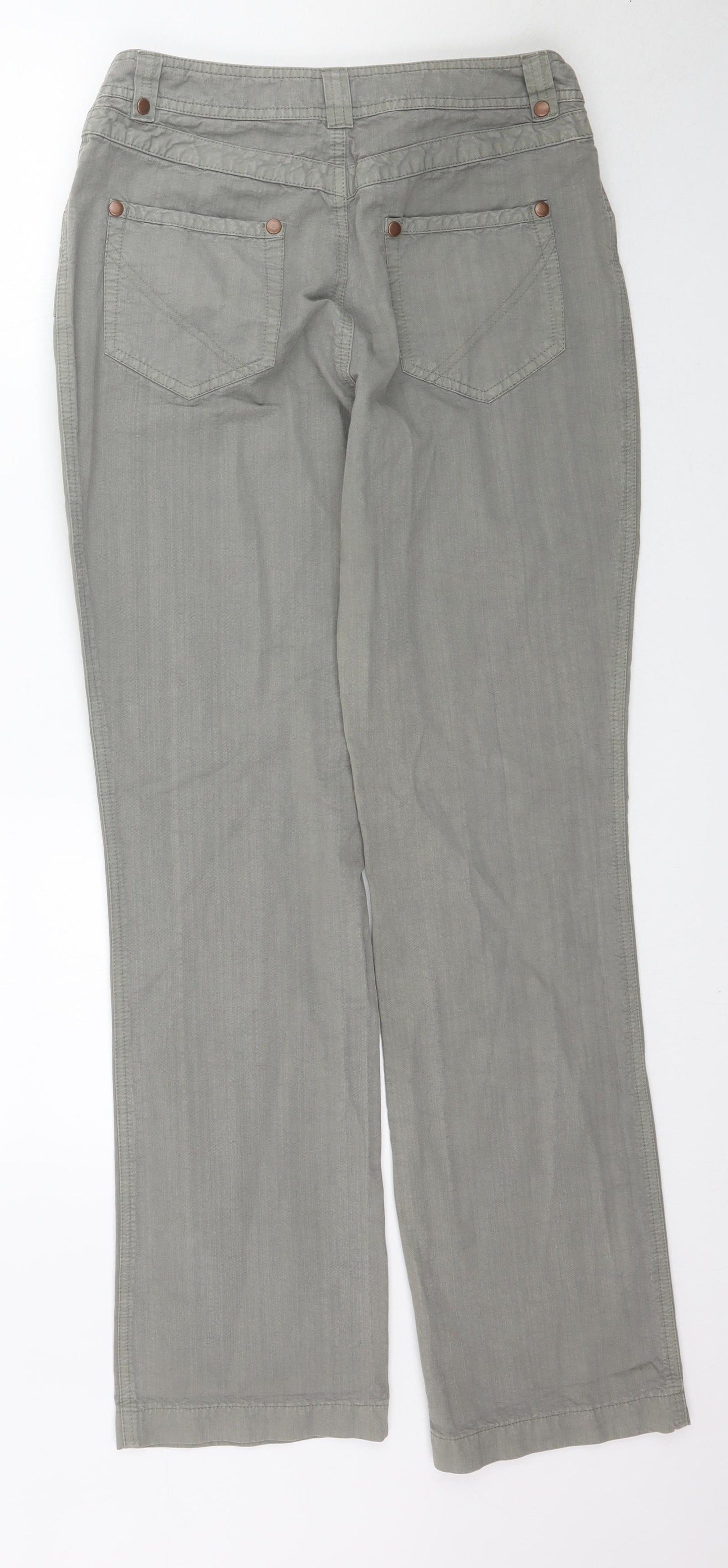 Cassis  Womens Green   Trousers  Size 30 in L32 in