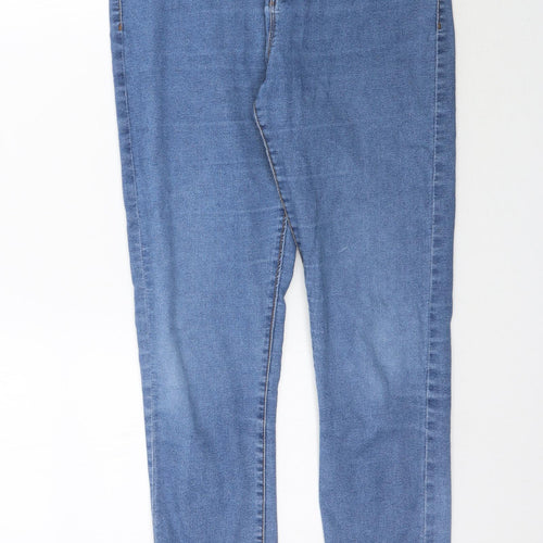 Denim Co. Womens Blue  Denim Skinny Jeans Size 12 L28 in
