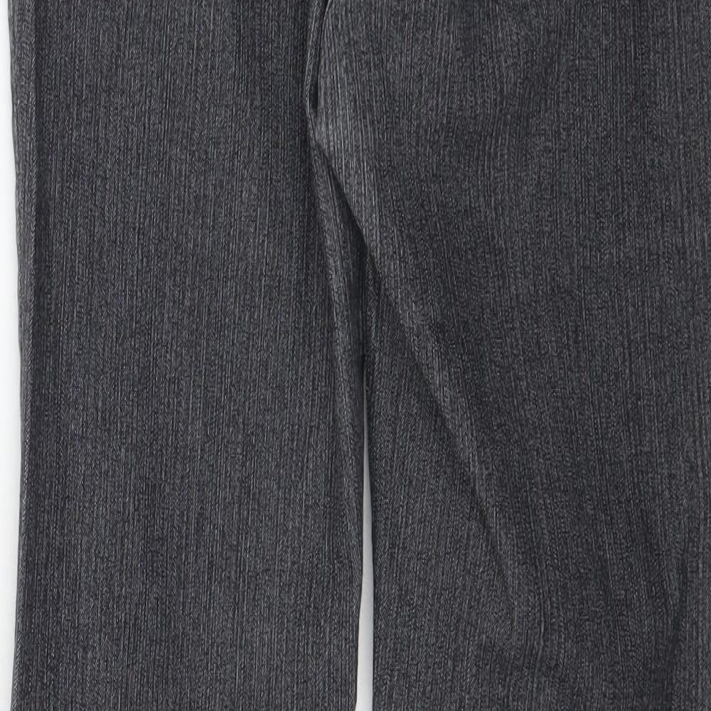 Per Una Womens Grey  Denim Straight Jeans Size 8 L30 in