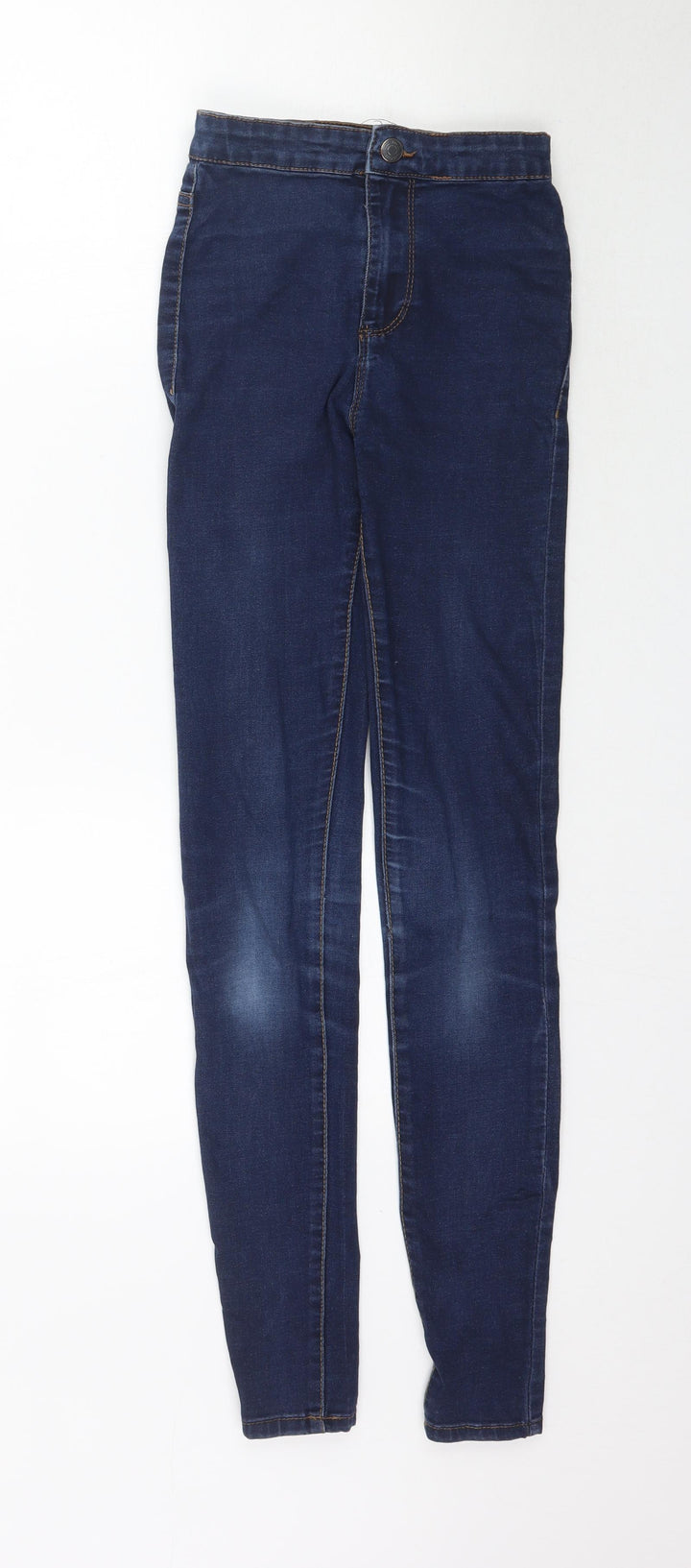 Denim Co. Womens Blue Denim Skinny Jeans Size 4 L30 in
