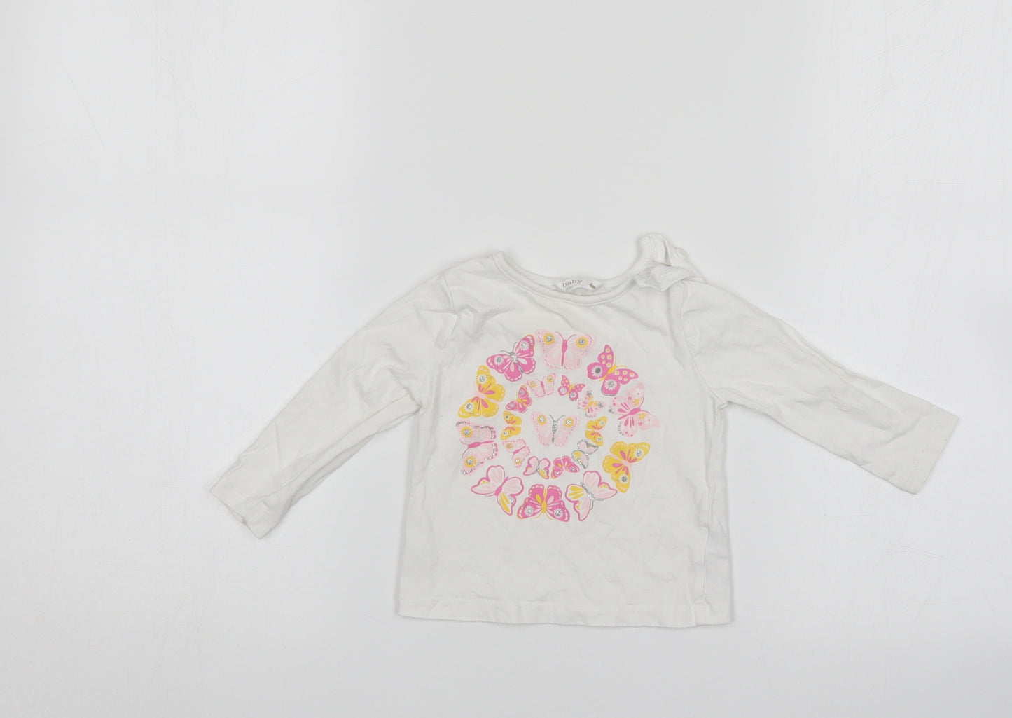 M&Co Baby White   Pullover Jumper Size 0-3 Months
