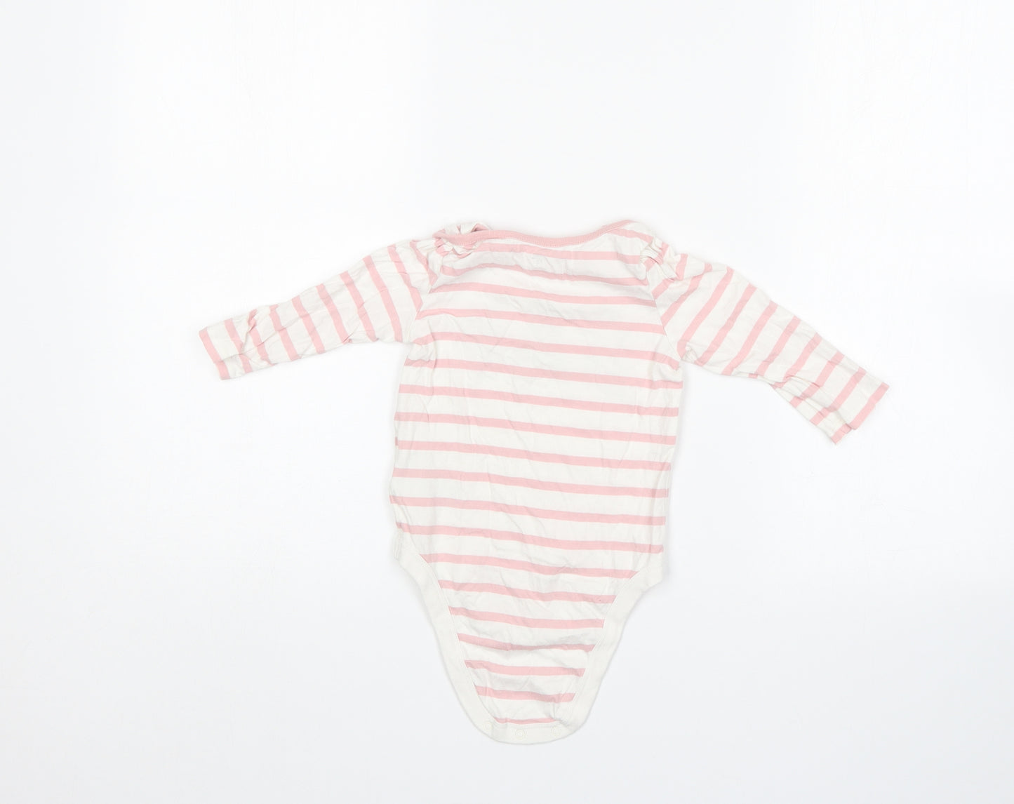 Gap Baby Pink Striped  Romper One-Piece Size 12-18 Months